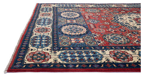 Chobi Red Hand Knotted 59 X 88 Area Rug 700-136409 Image 7