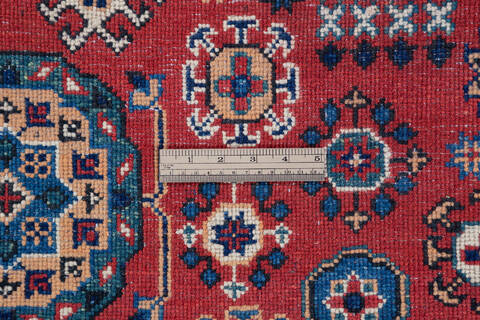 Chobi Red Hand Knotted 59 X 88 Area Rug 700-136409 Image 9