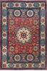 Chobi Red Hand Knotted 59 X 88  Area Rug 700-136409 Thumb 0