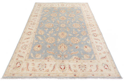 Chobi Blue Hand Knotted 53 X 80 Area Rug 700-136411 Image 1