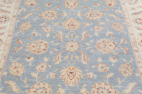 Chobi Blue Hand Knotted 53 X 80 Area Rug 700-136411 Image 2