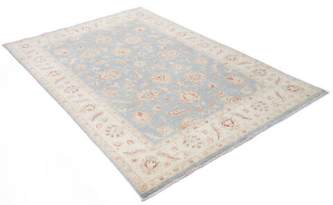 Chobi Blue Hand Knotted 53 X 80 Area Rug 700-136411 Image 5