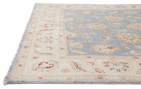 Chobi Blue Hand Knotted 53 X 80 Area Rug 700-136411 Image 6