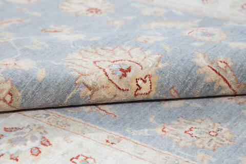 Chobi Blue Hand Knotted 53 X 80 Area Rug 700-136411 Image 7
