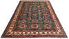 Kazak Green Hand Knotted 90 X 122 Area Rug 700-136415 Thumb 1