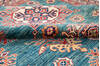 Kazak Green Hand Knotted 90 X 122 Area Rug 700-136415 Thumb 7