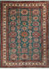 Kazak Green Hand Knotted 90 X 122  Area Rug 700-136415 Thumb 0