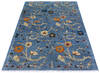 Chobi Blue Hand Knotted 40 X 60 Area Rug 700-136419 Thumb 1
