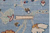 Chobi Blue Hand Knotted 40 X 60 Area Rug 700-136419 Thumb 8