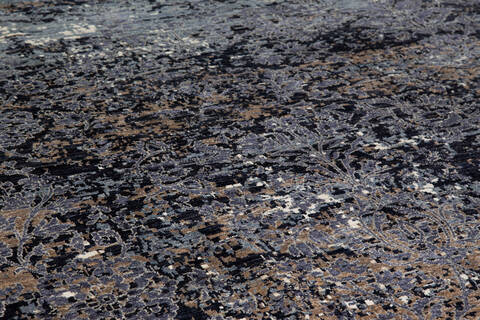 Modern Black Hand Knotted 62 X 89 Area Rug 700-136433 Image 5