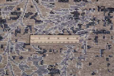 Modern Black Hand Knotted 62 X 89 Area Rug 700-136433 Image 9
