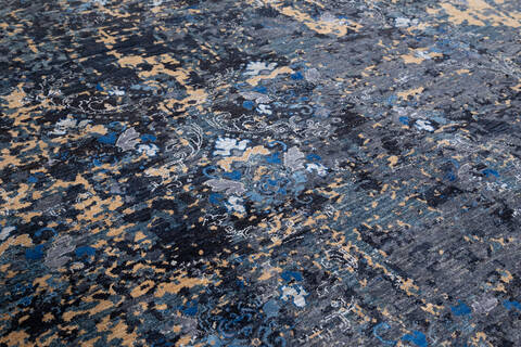 Modern Grey Hand Knotted 80 X 911 Area Rug 700-136434 Image 5