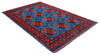 Chobi Blue Hand Knotted 57 X 711 Area Rug 700-136441 Thumb 2