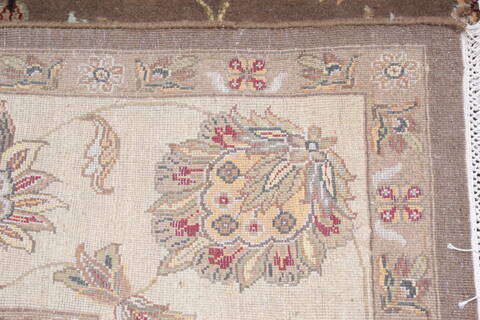 Jaipur Brown Hand Knotted 81 X 101 Area Rug 905-136458 Image 8