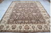 Jaipur Brown Hand Knotted 81 X 101  Area Rug 905-136458 Thumb 9