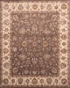 Jaipur Brown Hand Knotted 81 X 101  Area Rug 905-136458 Thumb 0