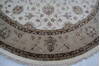 Jaipur White Round Hand Knotted 111 X 111  Area Rug 905-136462 Thumb 2