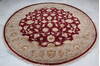 Jaipur Red Round Hand Knotted 80 X 81  Area Rug 905-136467 Thumb 1