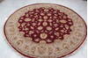 Jaipur Red Round Hand Knotted 80 X 81  Area Rug 905-136467 Thumb 4