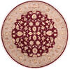 Jaipur Red Round Hand Knotted 80 X 81  Area Rug 905-136467 Thumb 0