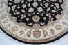 Jaipur Black Round Hand Knotted 80 X 83  Area Rug 905-136468 Thumb 2