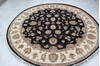 Jaipur Black Round Hand Knotted 80 X 83  Area Rug 905-136468 Thumb 4