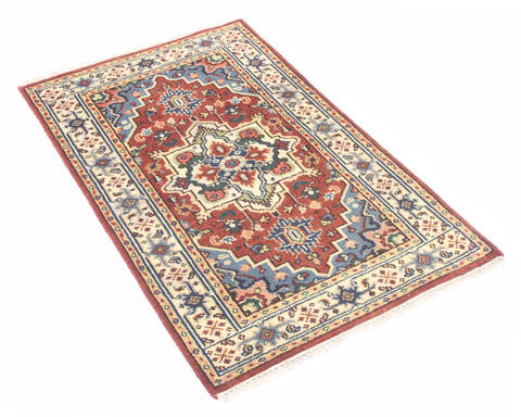 Heriz Multicolor Hand Knotted 30 X 50 Area Rug 904-136475 Image 1