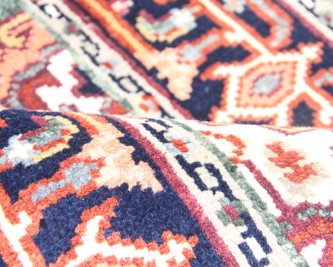 Heriz Multicolor Hand Knotted 30 X 50 Area Rug 904-136478 Image 5