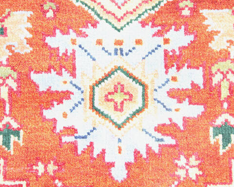 Heriz Multicolor Hand Knotted 60 X 90 Area Rug 904-136492 Image 6