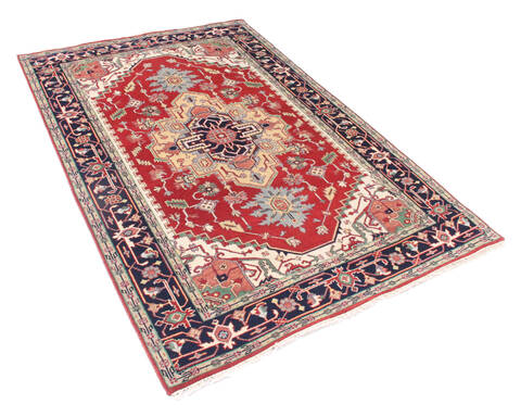Heriz Multicolor Hand Knotted 60 X 90 Area Rug 904-136496 Image 1