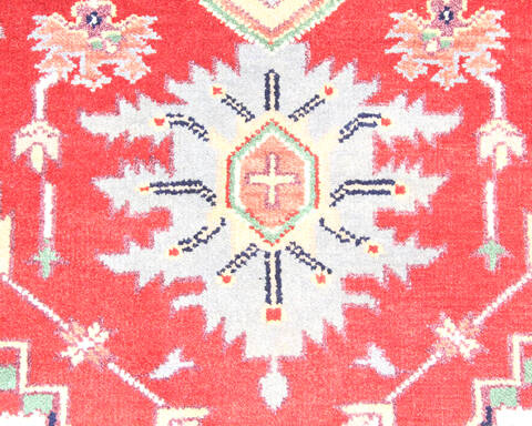 Heriz Multicolor Hand Knotted 60 X 90 Area Rug 904-136496 Image 6
