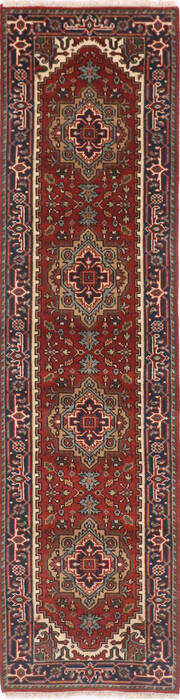 Vintage Multicolor Runner Hand Knotted 25 X 100 Area Rug 904-136502 Image 0