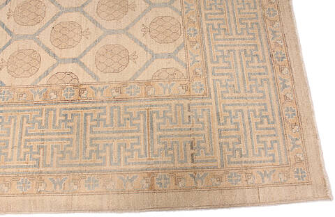 Ziegler Beige Hand Made 102 X 1310 Area Rug 254-136508 Image 3