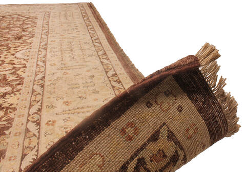 Ziegler Brown Hand Knotted 910 X 139 Area Rug 254-136509 Image 1