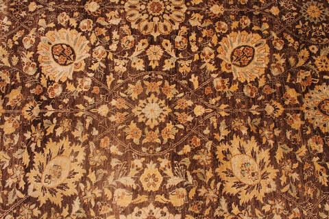 Ziegler Brown Hand Knotted 910 X 139 Area Rug 254-136509 Image 2
