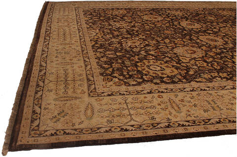 Ziegler Brown Hand Knotted 910 X 139 Area Rug 254-136509 Image 7