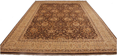 Ziegler Brown Hand Knotted 910 X 139 Area Rug 254-136509 Image 8