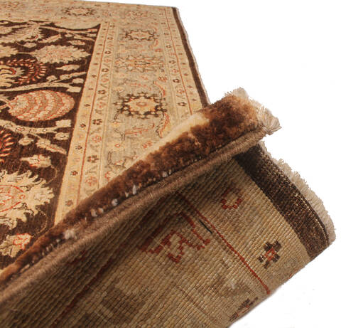 Ziegler Brown Hand Knotted 79 X 94 Area Rug 254-136510 Image 1