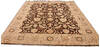 Ziegler Brown Hand Knotted 79 X 94  Area Rug 254-136510 Thumb 3