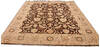 Ziegler Brown Hand Knotted 79 X 94 Area Rug 254-136510 Thumb 8