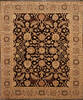 Ziegler Brown Hand Knotted 79 X 94 Area Rug 254-136510 Thumb 0