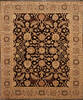 Ziegler Brown Hand Knotted 79 X 94  Area Rug 254-136510 Thumb 0
