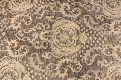 Ziegler Brown Hand Knotted 99 X 144 Area Rug 254-136512 Image 1