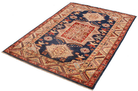 Kazak Multicolor Hand Knotted 310 X 55 Area Rug 254-136513 Image 6