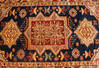 Kazak Multicolor Hand Knotted 310 X 55  Area Rug 254-136513 Thumb 4