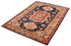 Kazak Multicolor Hand Knotted 310 X 55  Area Rug 254-136513 Thumb 6