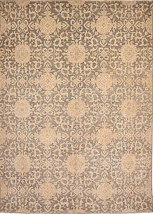 Ziegler Beige Hand Knotted 76 X 105 Area Rug 254-136514 Image 0