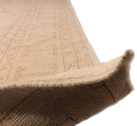 Ziegler Beige Hand Knotted 120 X 158 Area Rug 254-136517 Image 3