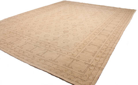Ziegler Beige Hand Knotted 120 X 158 Area Rug 254-136517 Image 4