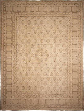 Ziegler Beige Hand Knotted 12'0" X 15'8"  Area Rug 254-136517